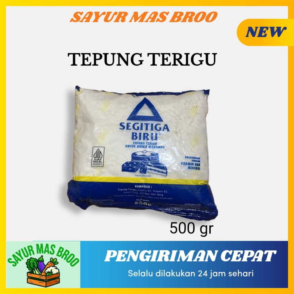 

Tepung Terigu Segitiga Biru - Toko Sayuran Mas Broo Palembang
