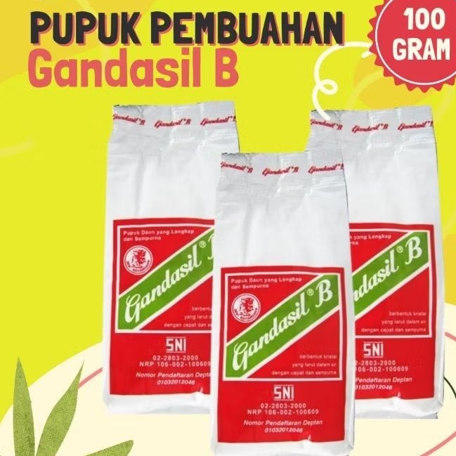 Gandasil B | pupuk perangsang buah | GANDASIL B 100 gram | GANDASIL BUAH | PUPUK GANDASIL.