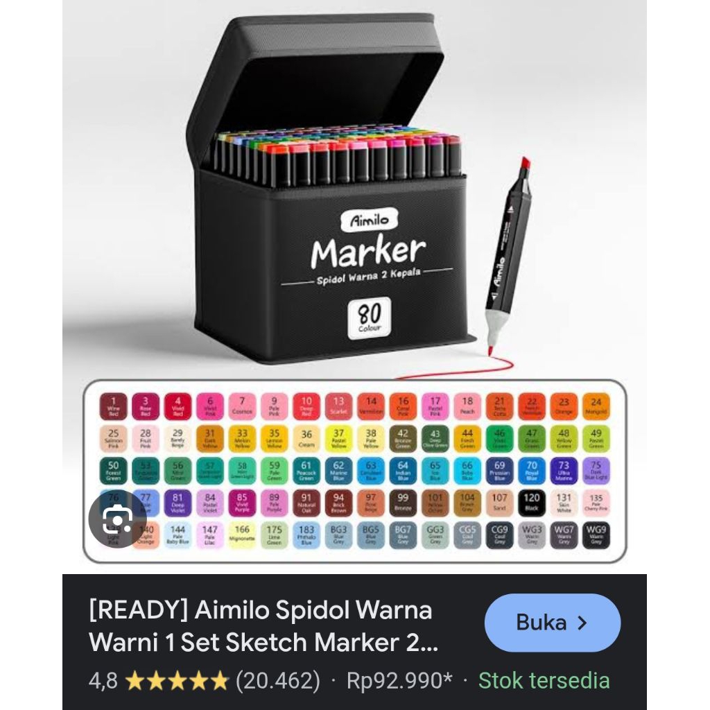 

AIMILO MARKER (art markers) JUAL MURAH
