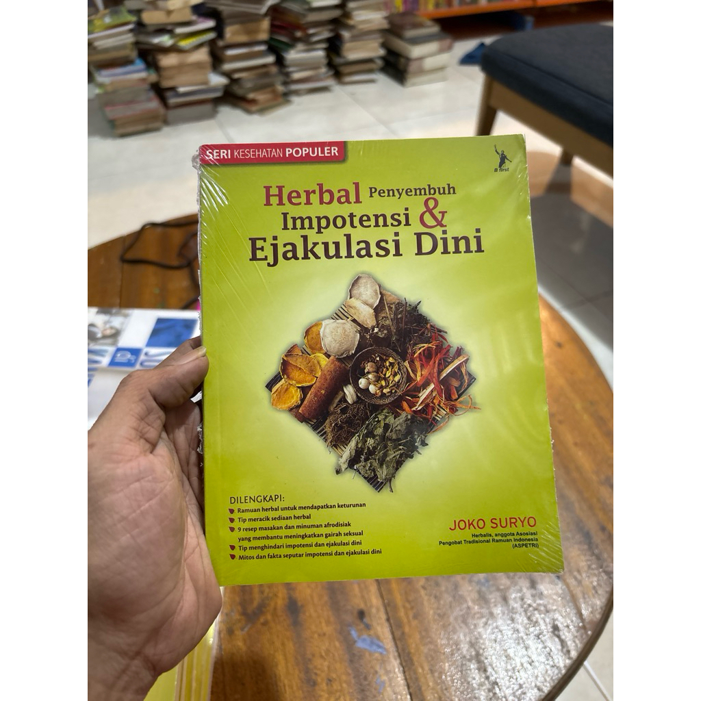 Buku Herbal Penyembuh Impotensi & Ejakulasi Dini - Buku Kesehatan Original