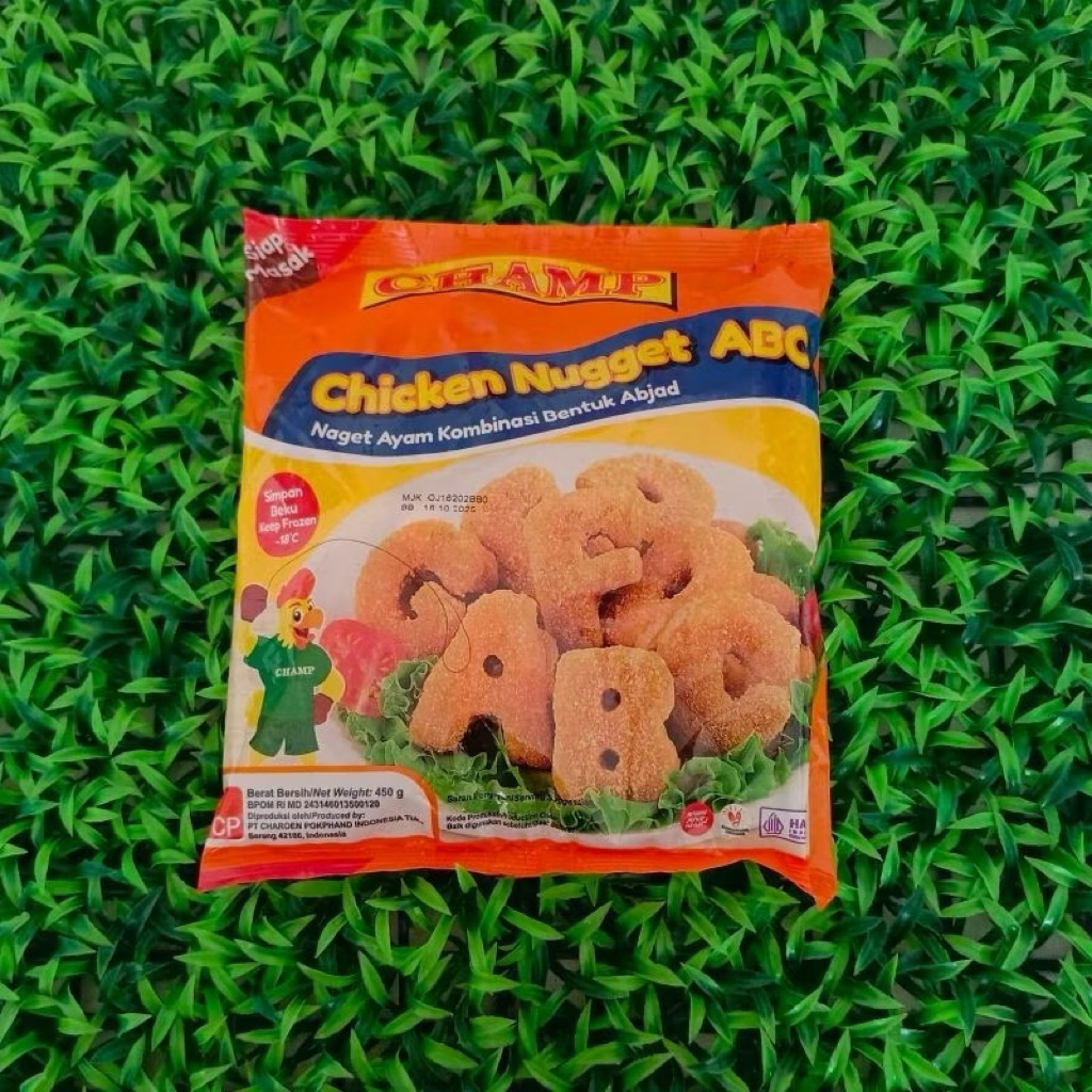 

CHAMP NUGGET AYAM ABC ALFABETH