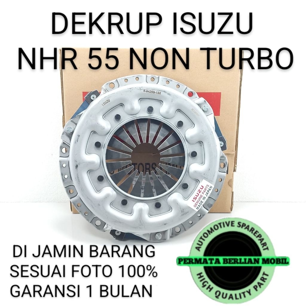 DEKRUP MATAHARI CLUTCH COVER ISUZU NHR55 NHR 55 EURO 2 NON TURBO/NHR 55 LAMA ASlI GARANSI 1 BULAN