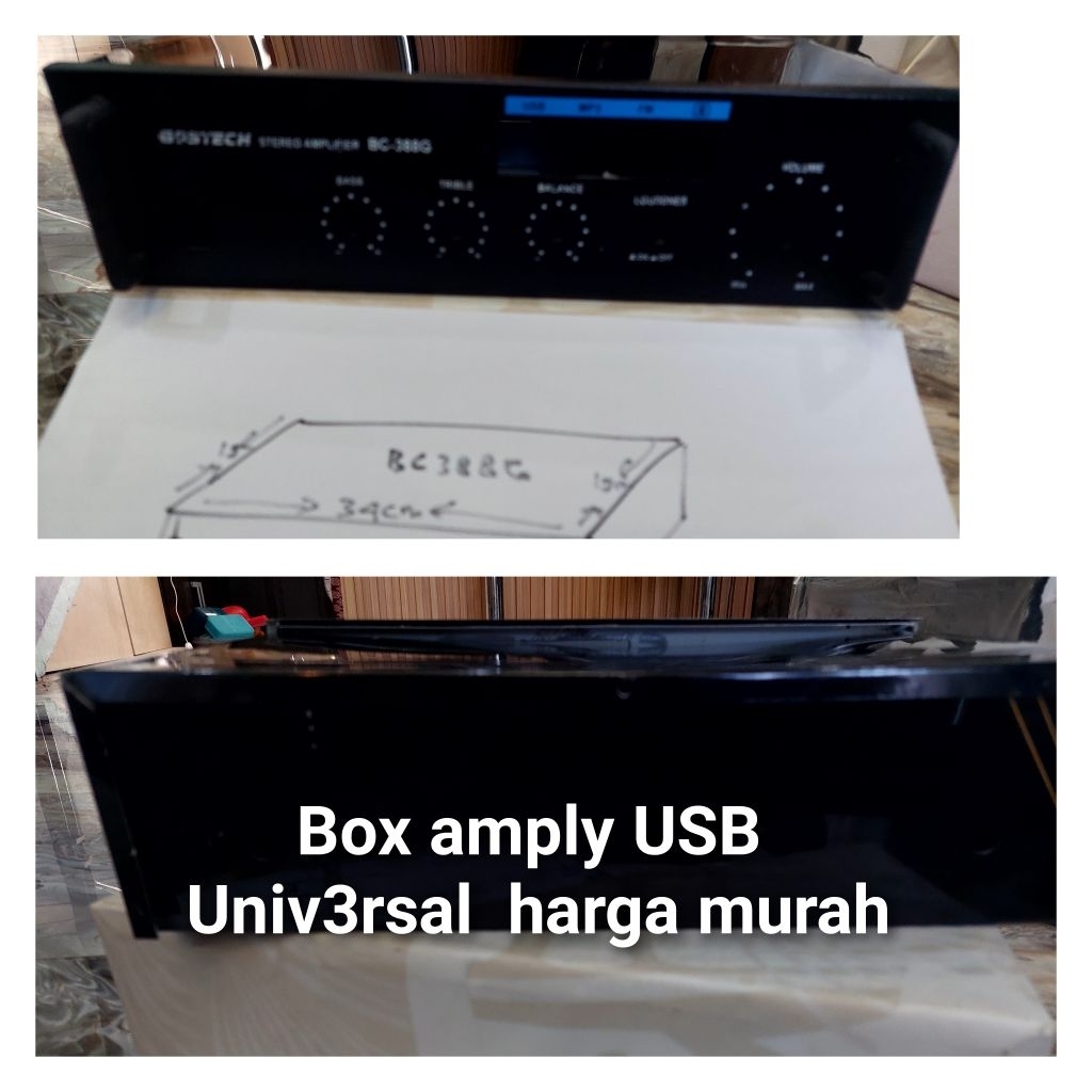 box universal amply usb tone control murah