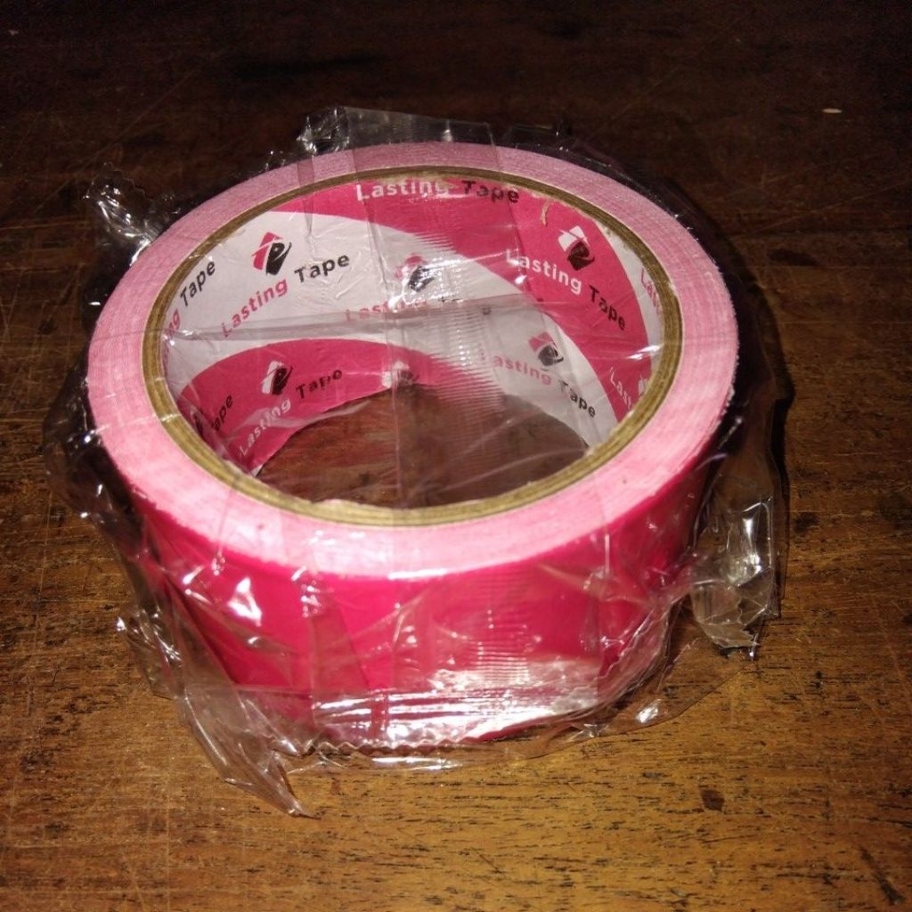 [PCS] CLOTH TAPE LAKBAN KAIN MERAH 46MM GOLDTAPE / LAKBAN KAIN LINEN LASTING/ LAKBAN MERAH 46MM LAST
