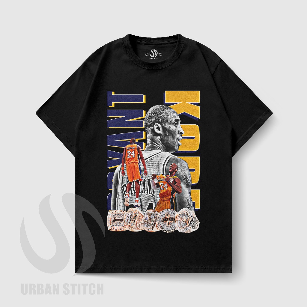 Kaos Oversize Kobe Bryant Lakers Vintage/  Kaos Oversize NBA Legend Kobe Bryant 24