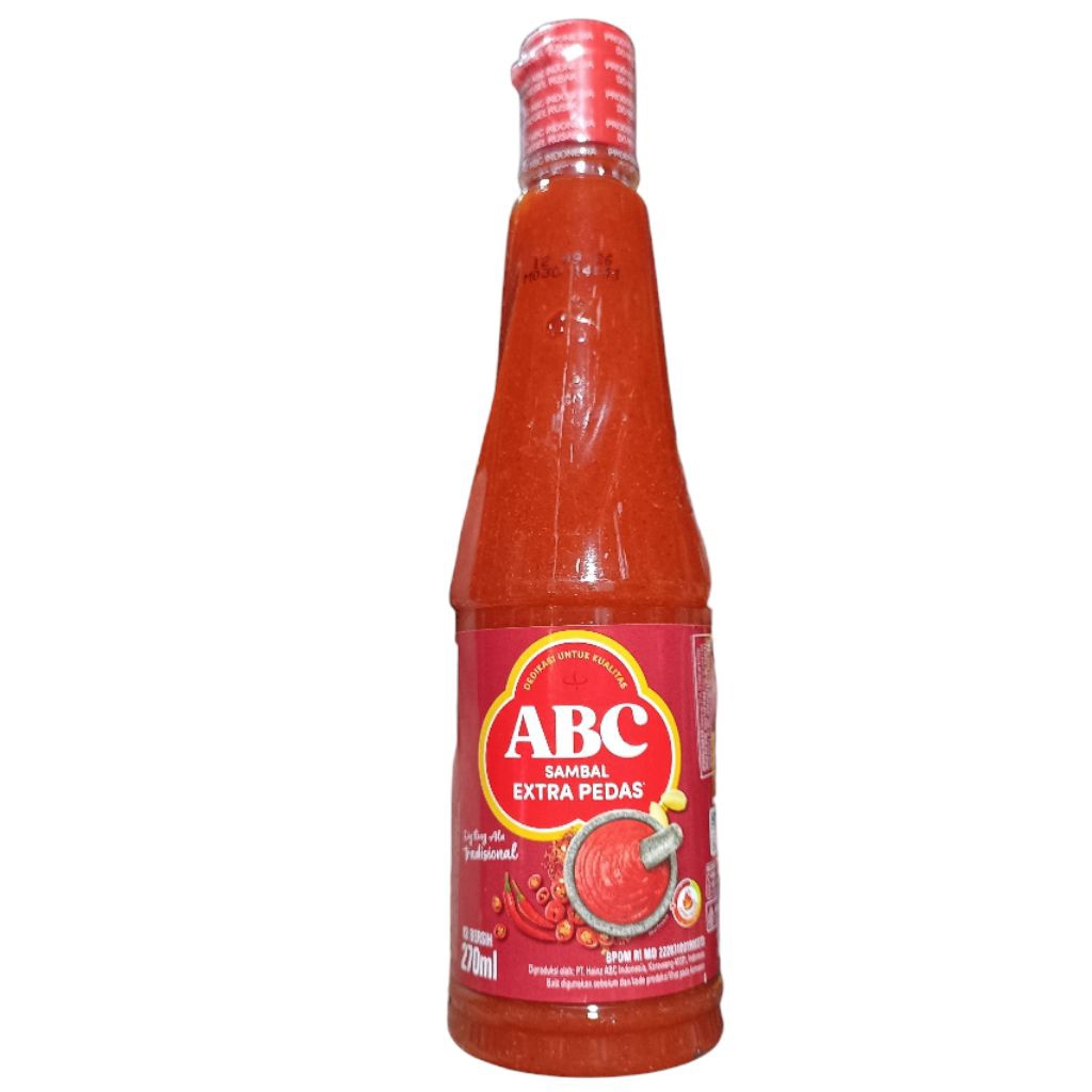 

Saos Sambal Extra Pedas ABC Botol 270ml Saus Sambel Kentucky kentaki