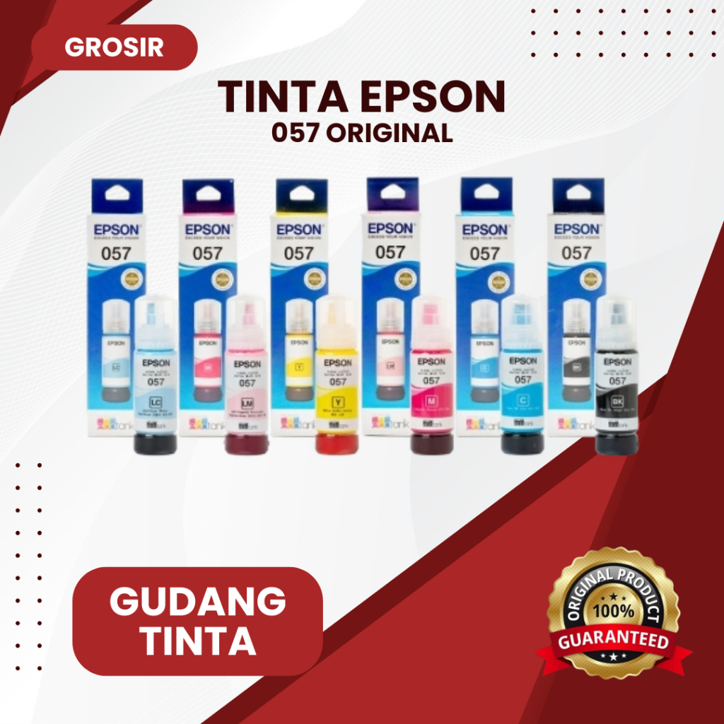 Tinta Epson 057 Original untuk Printer Epson L 8050 L8050