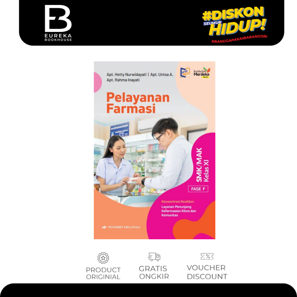 ERLANGGA - PELAYANAN FARMASI SMK/MAK KLS.11, 12/KM REVISI