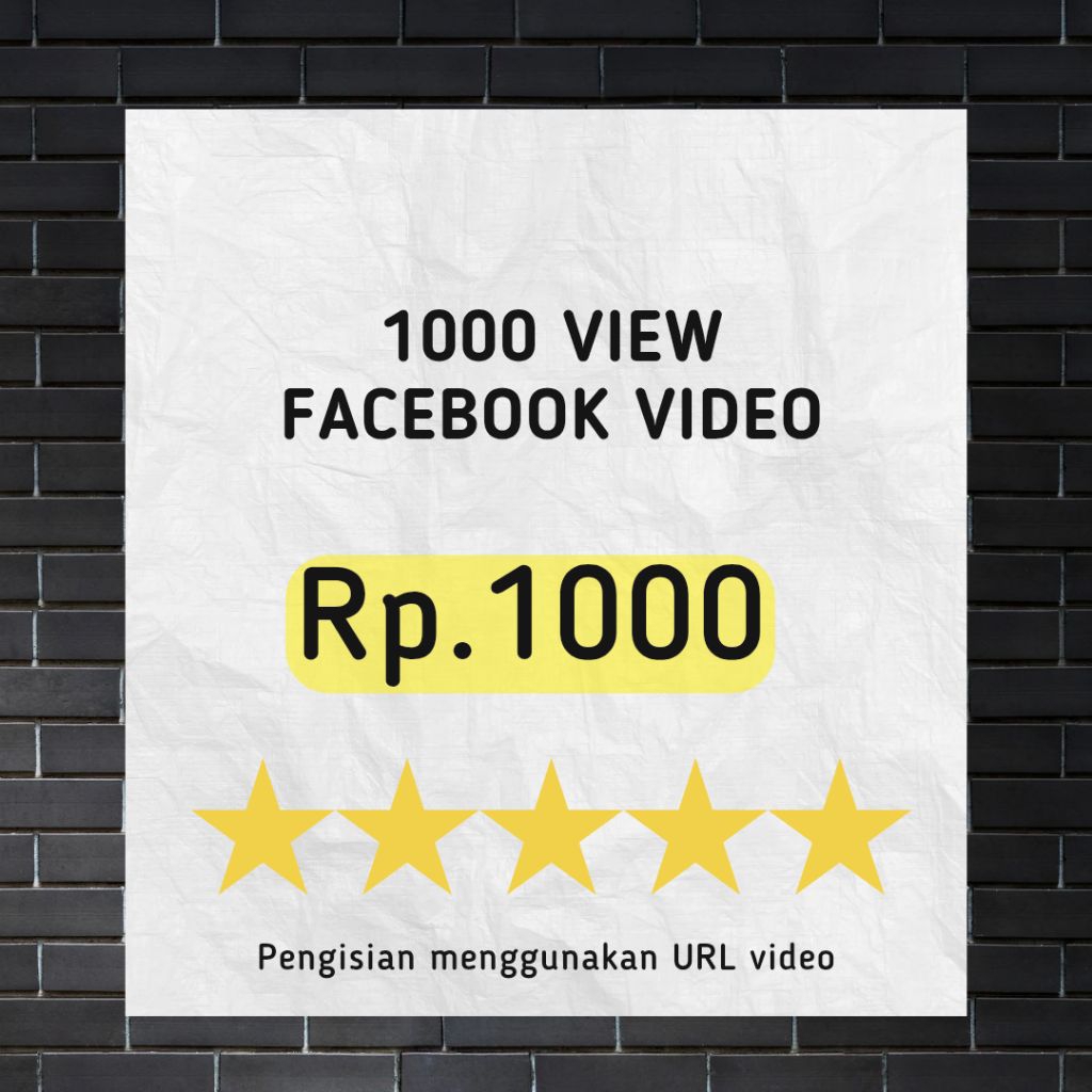 1000 VIEW FACEBOOK VIDEO