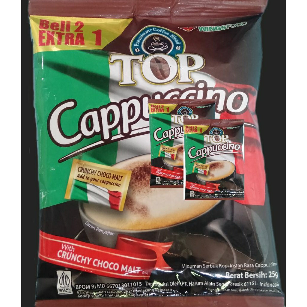 

Top Cappuccino isi 15 Sashet