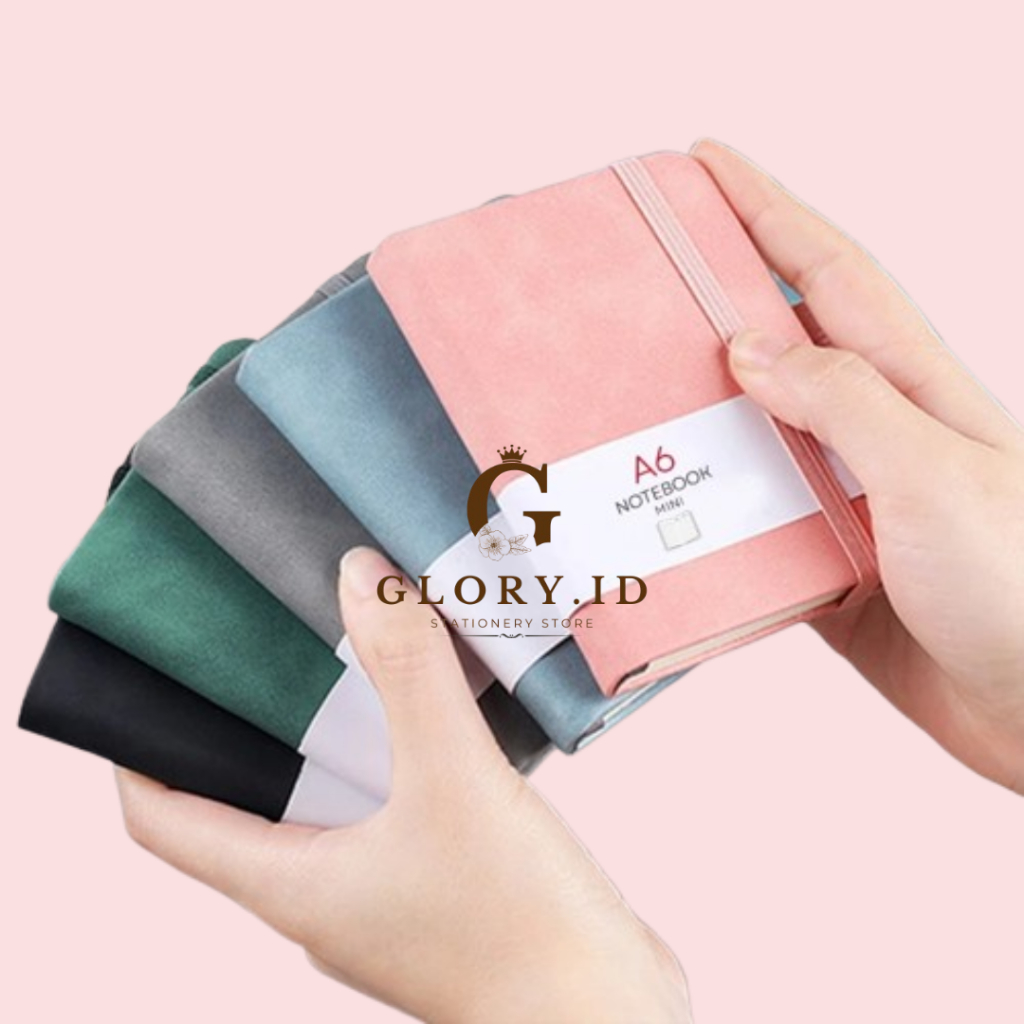 

GLORY | Notebook A5 A6 A7 Pocket Buku Diary Kecil Pertemuan Scrapbook Mini 100 Lembar Buku Catatan
