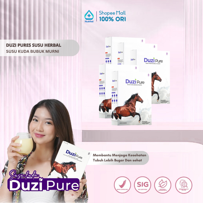 

Duzi Pure - Susu Kuda Murni Herbal 200 Gr | Untuk Asam Urat | Tulang Dan Nyeri Sendi | Kolestrol |