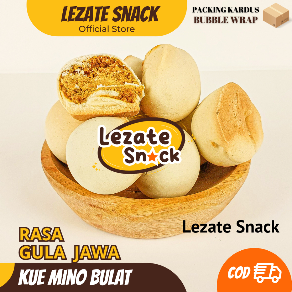 

Kue Nopia Bulat Kiloan 250GR Empuk Murah Rasa Gula Jawa Kue Mino Potong Roti Pia Gula Aren Cemilan Jadul SEDAP SNACK