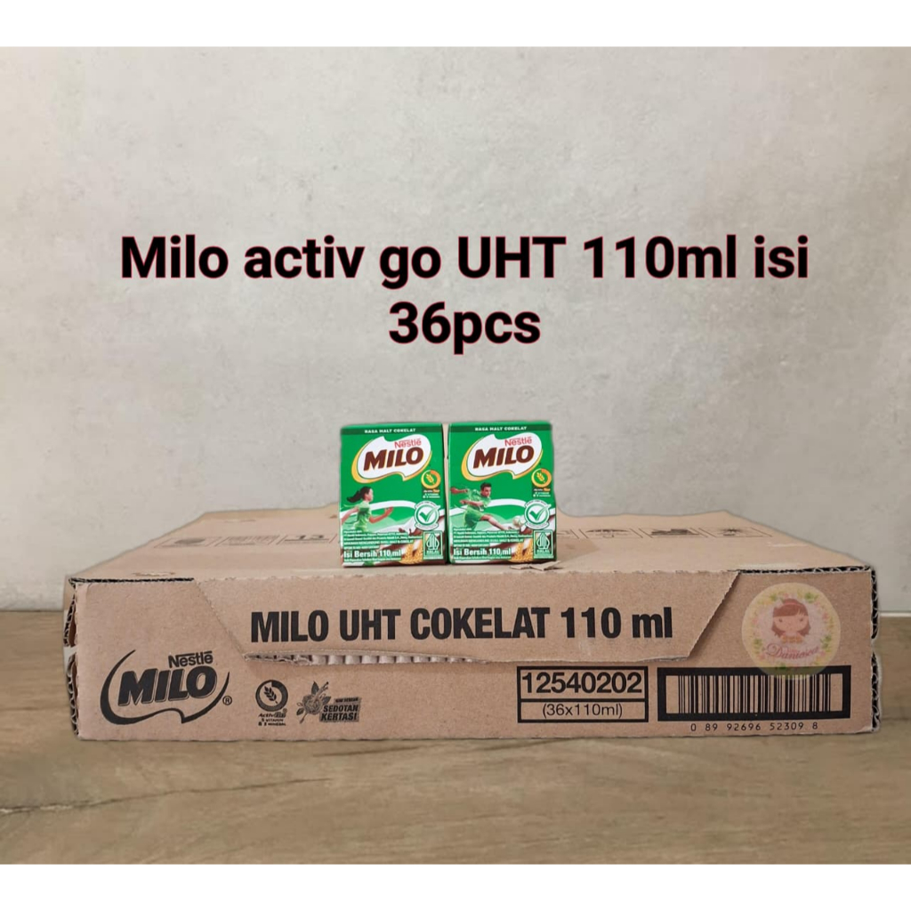 

Milo activ go uht 110 ml 1 dus minuman mengandung susu dan cokelat ( ds bgr )
