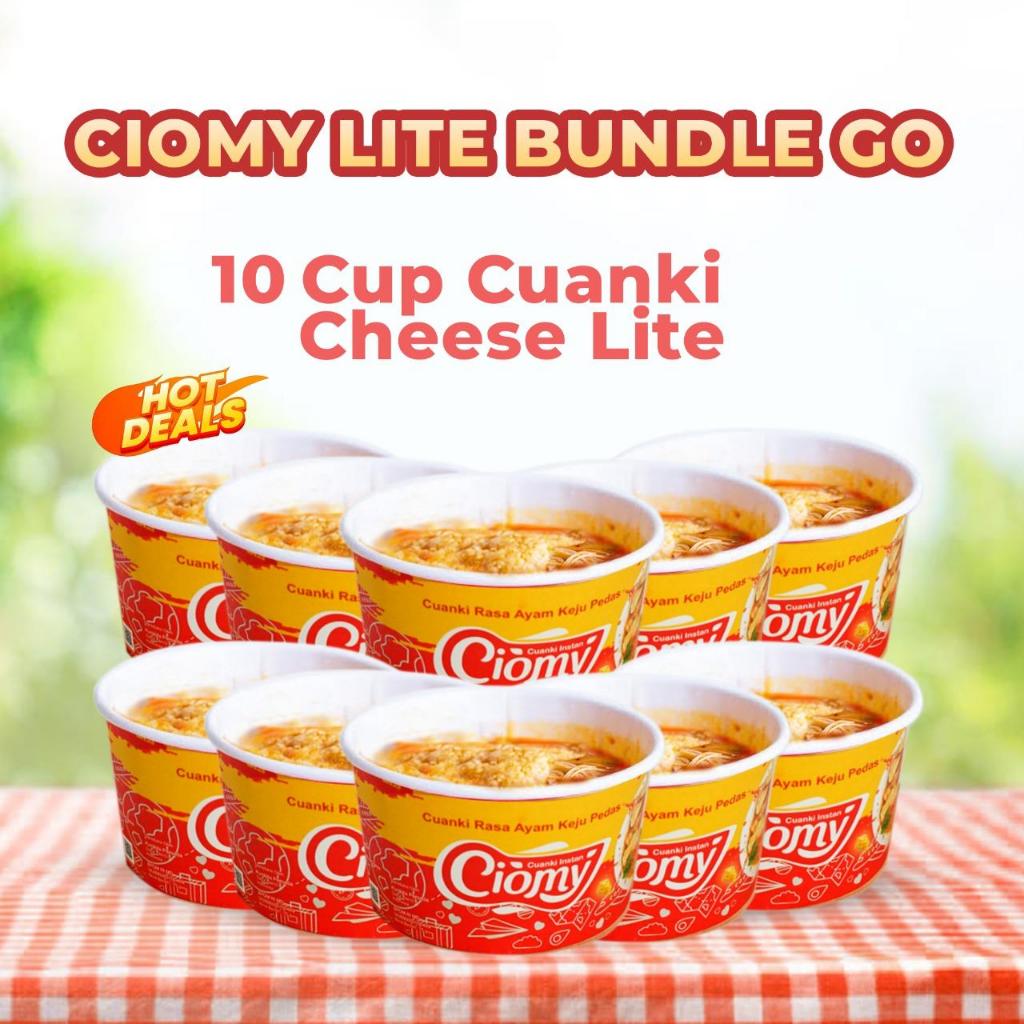 

CIOMY - Paket Bundling 10 Cuanki Ayam Pedas Kuah Keju Cup Lite