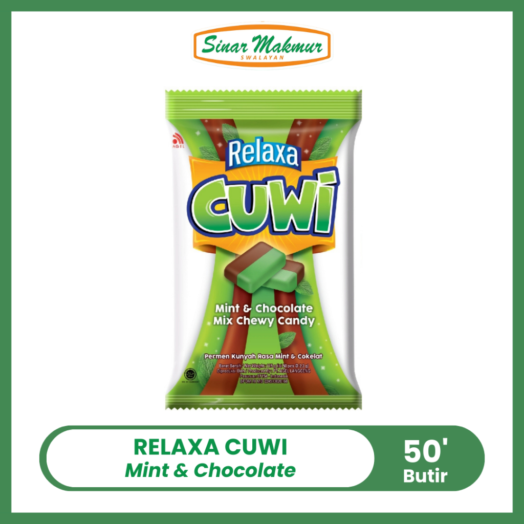 

Relaxa Permen Cuwi Mint & Chocolate Isi 50 pcs