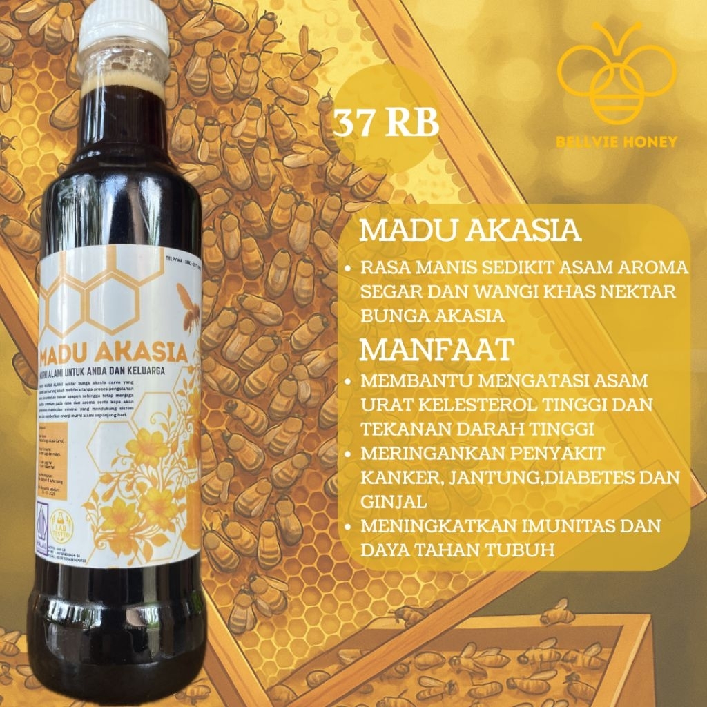 

BHONEY 100% MADU MURNI TANPA CAMPURAN DAN TAMBAHAN APAPUN MURNI ASLI ALAMI GARANSI DUNIA AKHIRAT