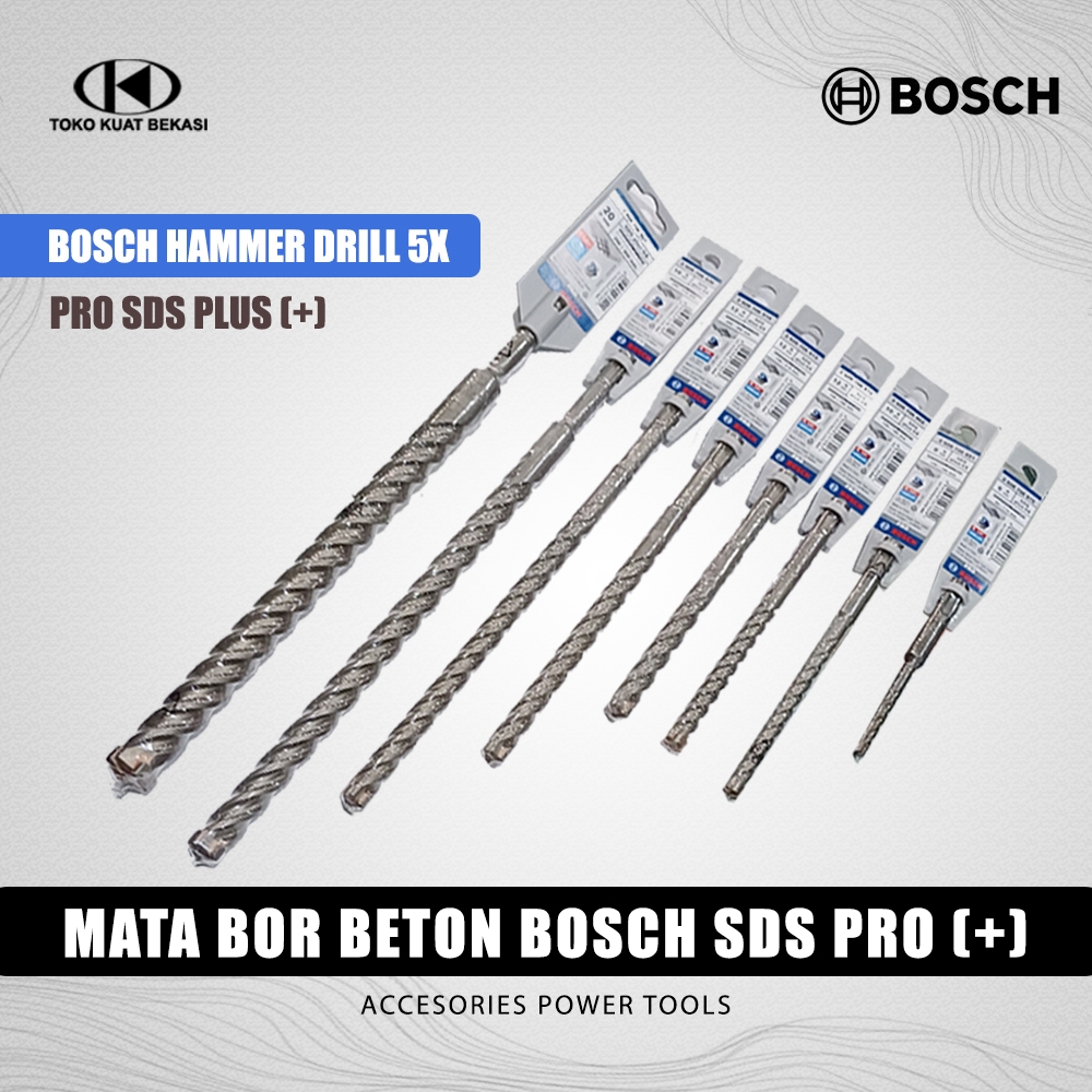 Mata bor beton BOSCH PRO SDS + 5X / Bosch Hammer Drill