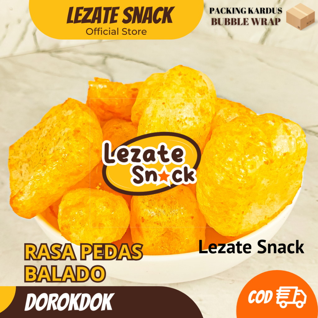 

Dorodok Pedas 1 Bal Murah Renyah Enak / Krupuk Kulit Sapi 250gr Matang Rambak Kulit Sapi 1 Bal Mateng Krecek Kerupuk Rambak Sapi Sayur LEZATE SNACK