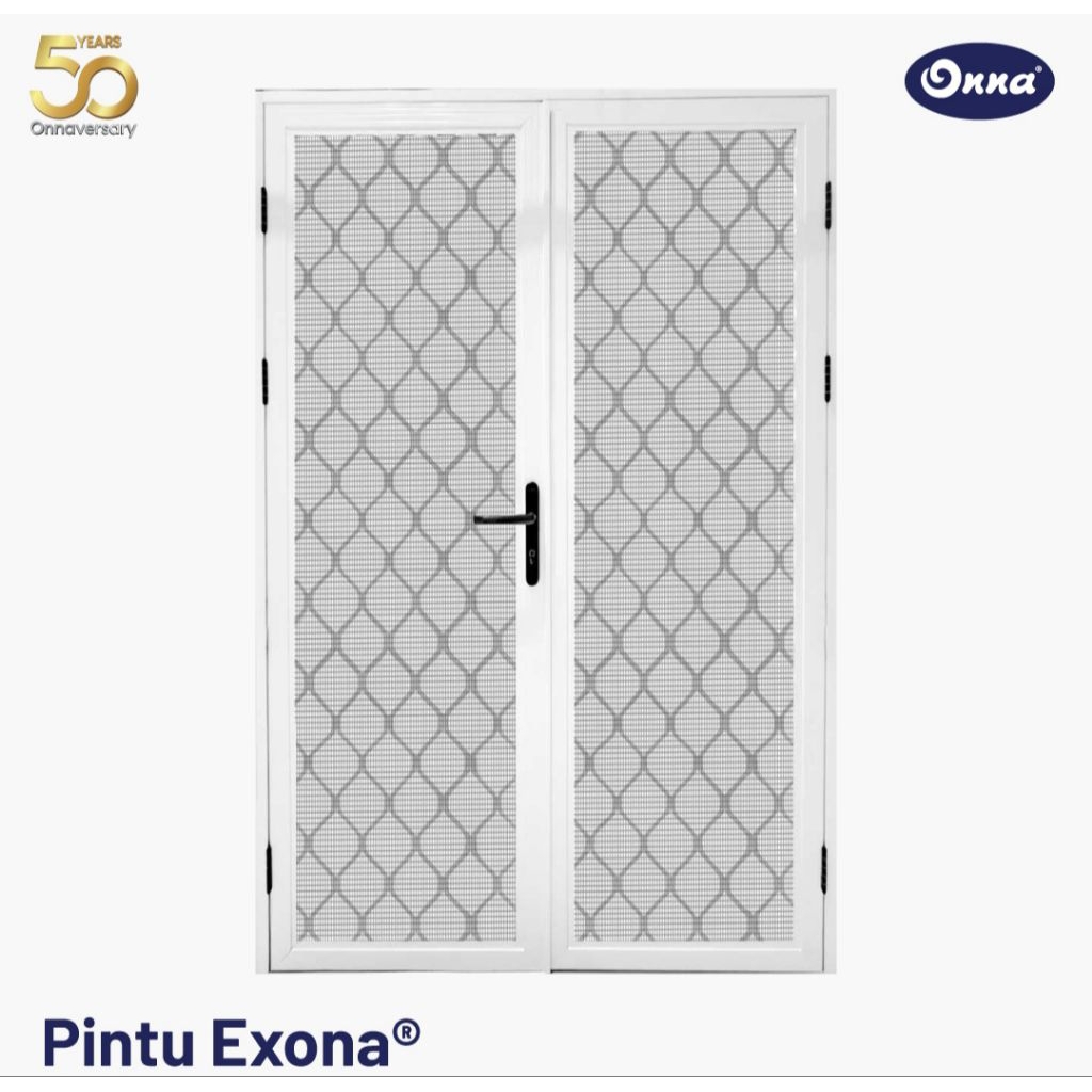 Pintu Exoma Onna Pintu Tralis Kasa Nyamuk Aluminum Minimalis Modern