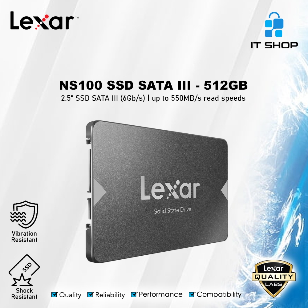 LEXAR SSD SATA III NS100 - 512GB