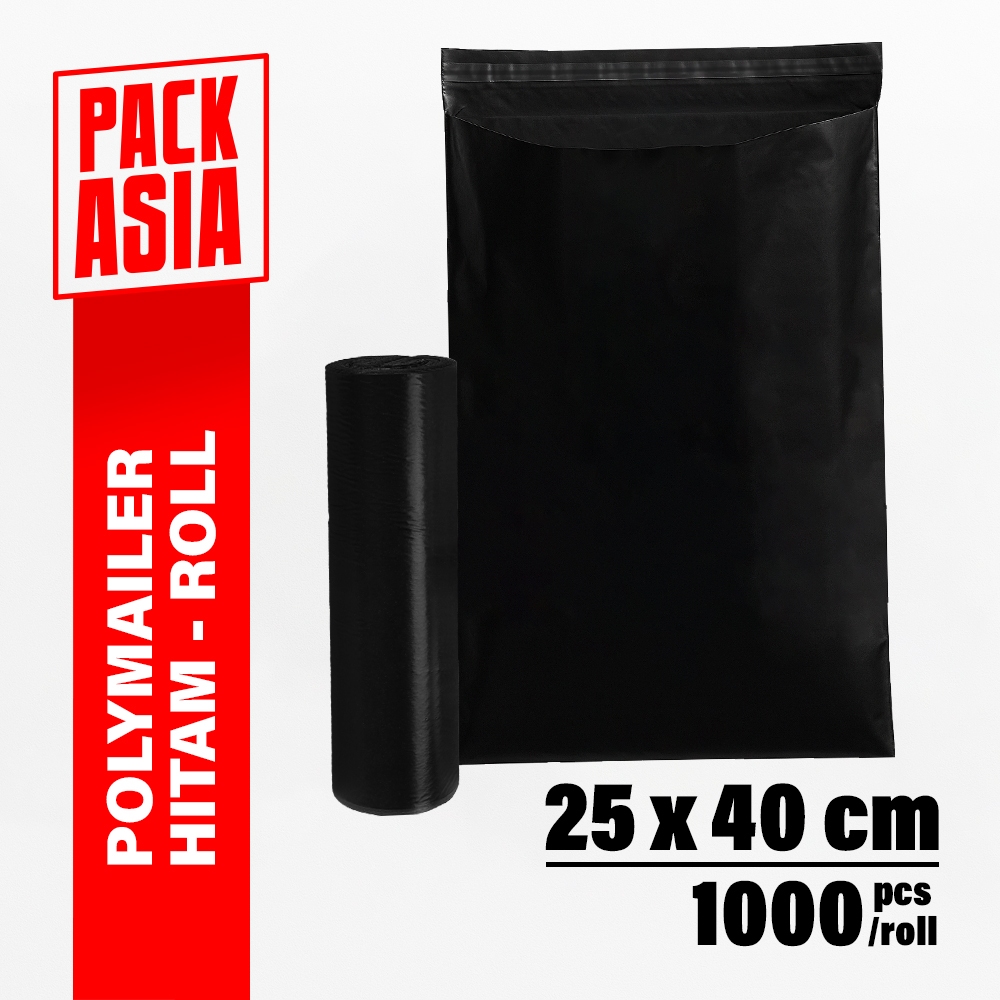 

Packasia - Polymailer Kantong Plastik Kemasan - 25 x 40 cm - Isi 1000pcs