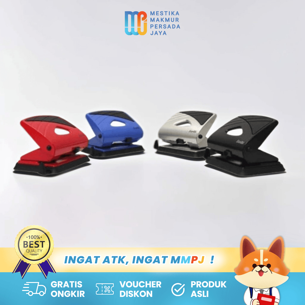 

Bantex Perforator 2 Holes 2,5mm - Pembolong Kertas Besar Kapasitas 25 Lembar