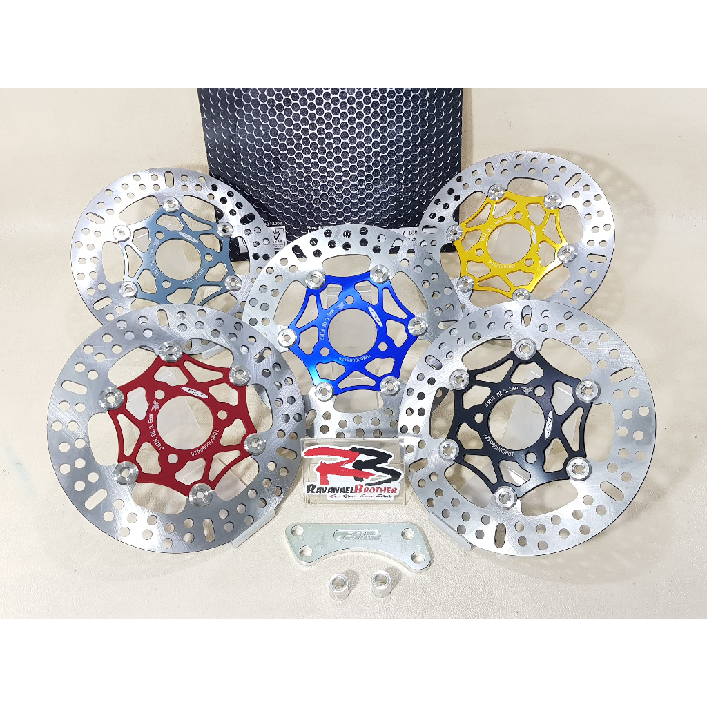 Piringan Cakram Rem Disc Brake PSM 1588 220 mm Yamaha Mio - J M3 Fazzio Lubang Baut Cakram 3