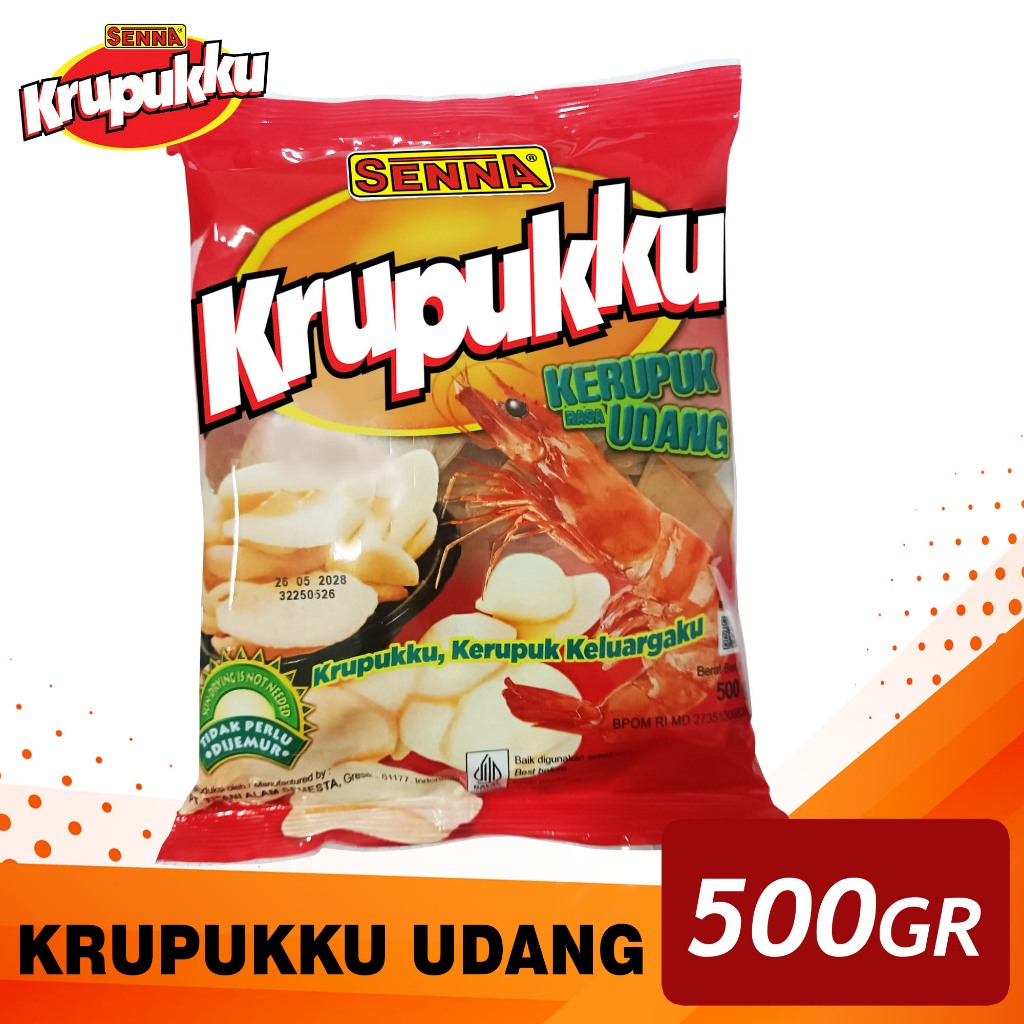 

Senna Krupukku Udang 500gr / Kerupuk PAG Shop / Kerupuk Senna Udang / Kerupuk Udang