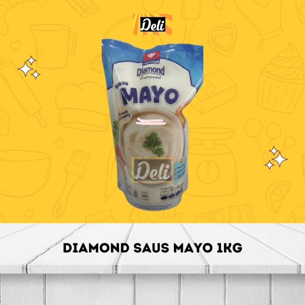 

Diamond Saus Dressing Mayonais Mayo Mayonaise 1Kg