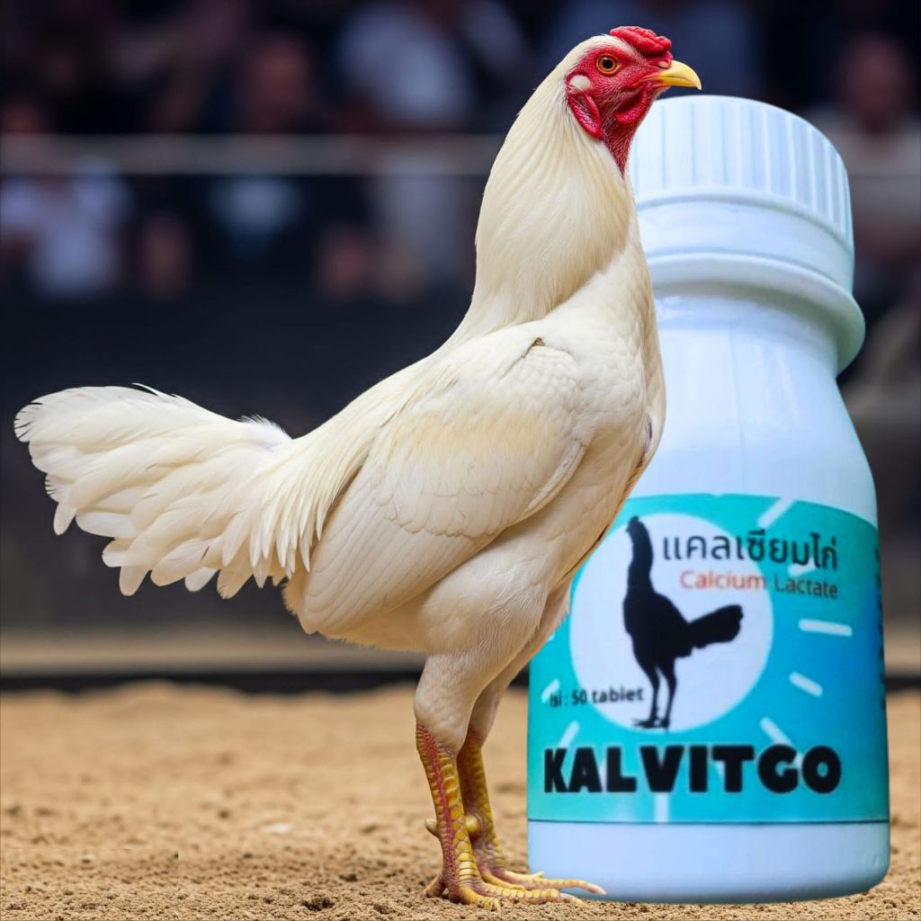 calsium kalsium kalk suplemen penguat tulang pertumbuhan badan dan tulang ayam isi 50 tablet