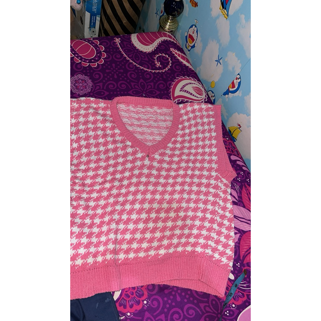 BAJU VEST RAJUT