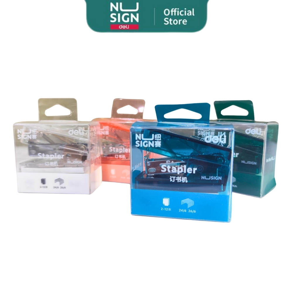 

DELI Nusign Stapler 24/6&26/6 12Sheet NS083F