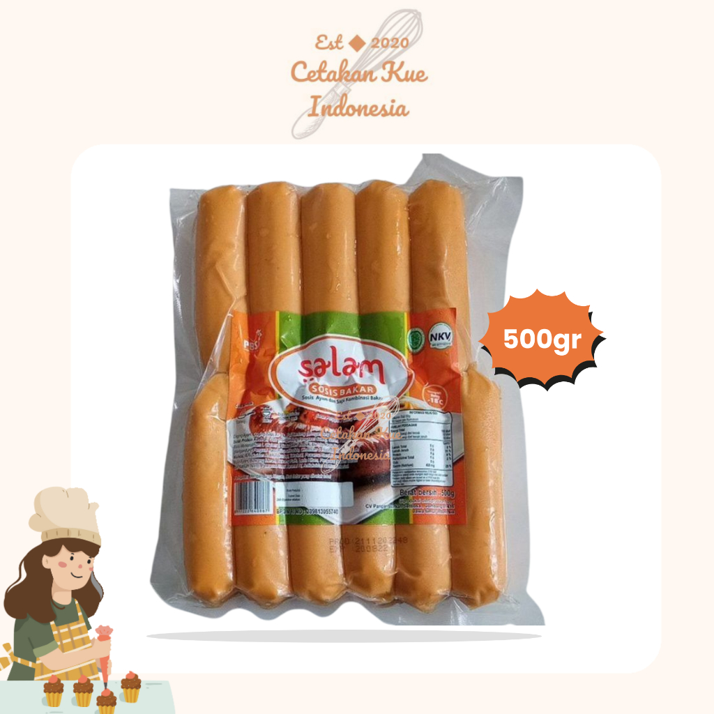 

{CKI} SALAM SOSIS MINI ISI 13 BEKU 500GR | SALAM CHICKEN SAUSAGE FROZEN FOOD 13 PCS