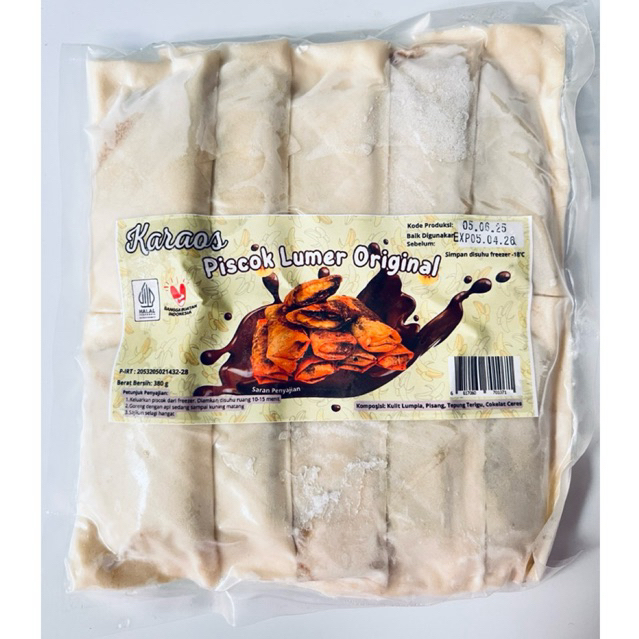 

Piscok lumer ori KARAOS 380gr isi 10pcs || pisang coklat lumer