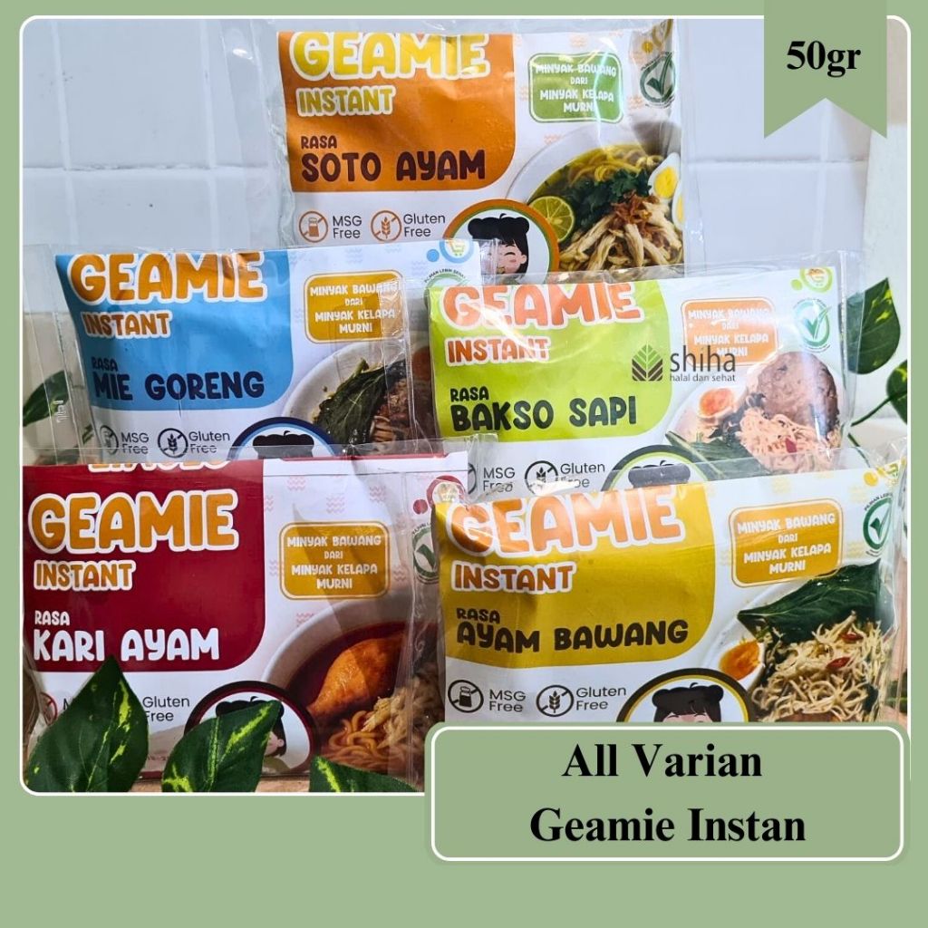 

Geamie Mie Instant Gluten Free Non MSG