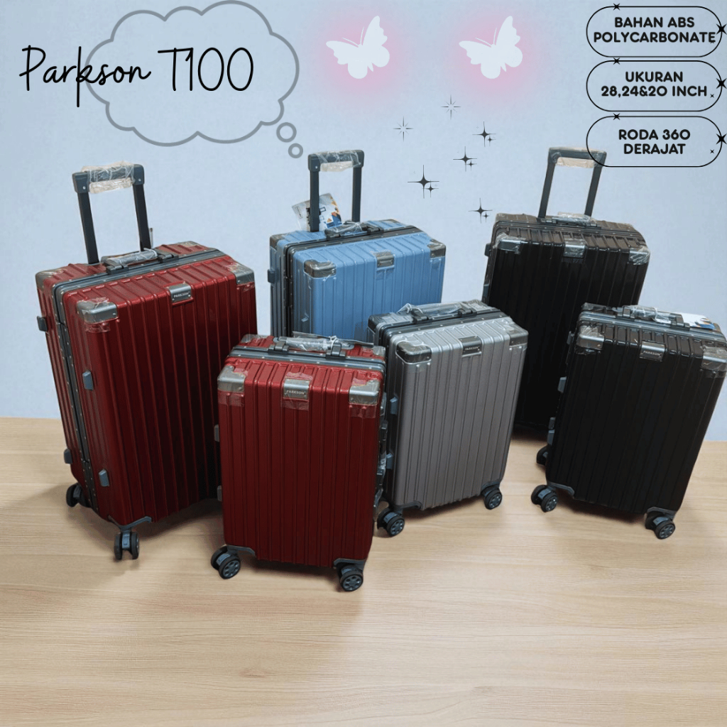 BIG SALE 10.10 KOPER 24-20INCH PARKSON TYPE T100 BISA COD TSA LOCK,FRAME ALUMINIUM