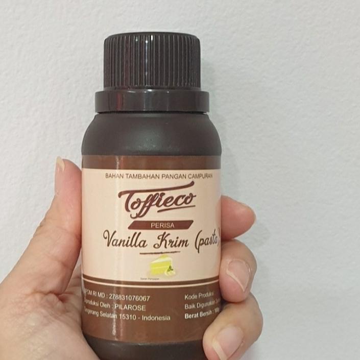 

TOFFIECO PASTA VANILA KRIM 100GR, PASTA CAIR AMAN U/ MAKANAN, MINUMAN.