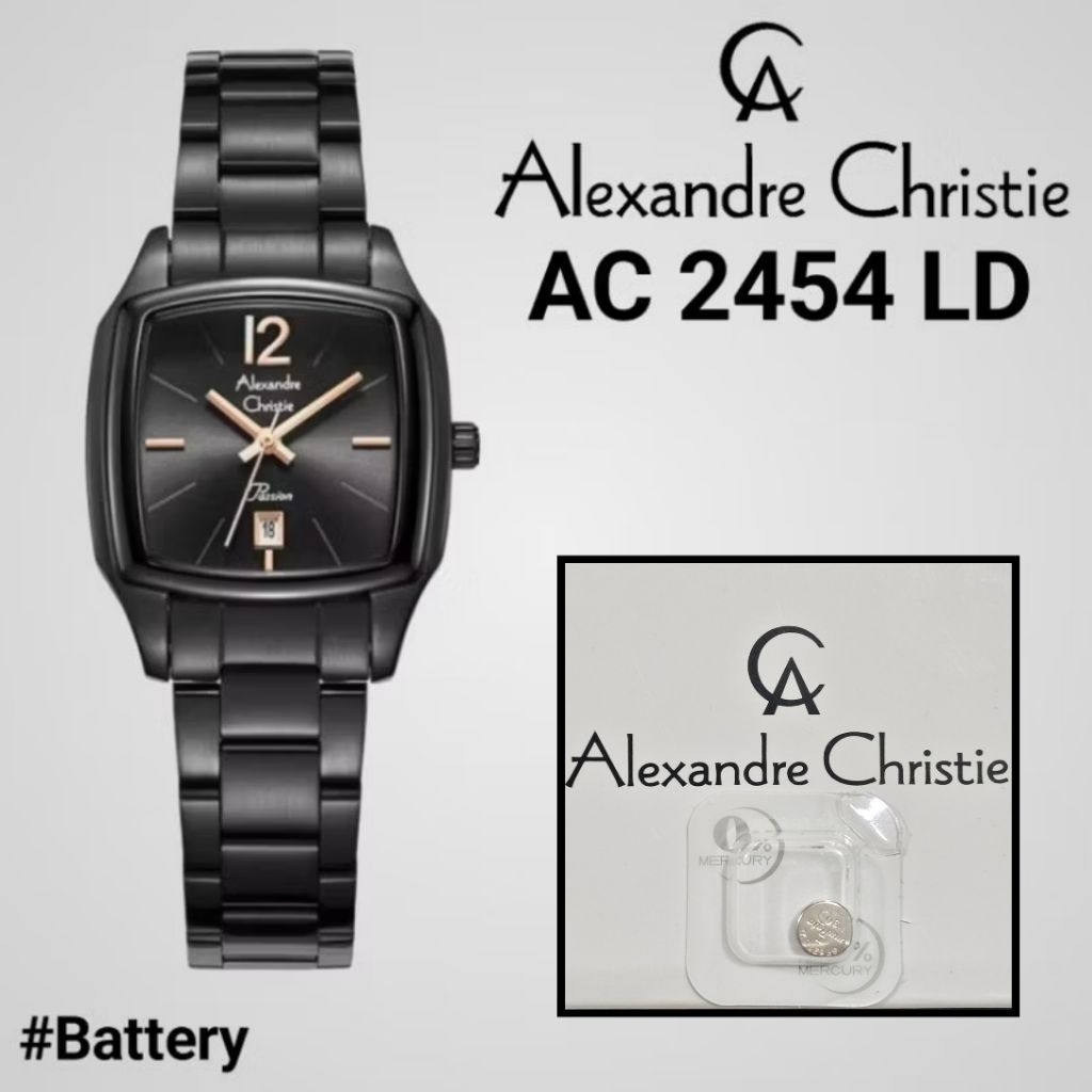 Baterai Jam Tangan Alexandre Christie AC 2454 LD