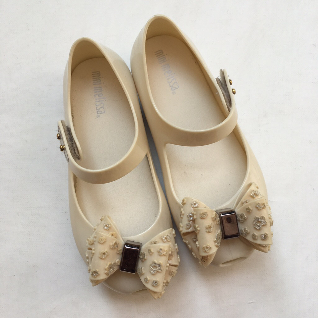 Mini Melissa Kids Bow Jelly Shoes