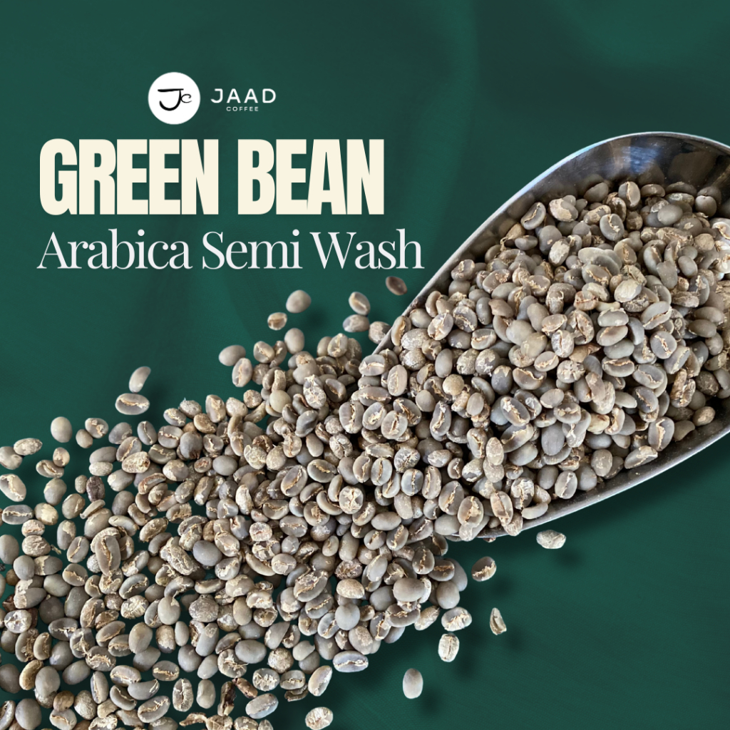 

Green Bean Arabika Java Preanger Semi Wash Grade 1 - Biji Kopi Mentah 1kg by Jaad Coffee