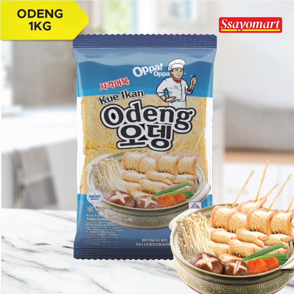 

Oppa Odeng Eomuk Korea Fish Cake 1kg Halal