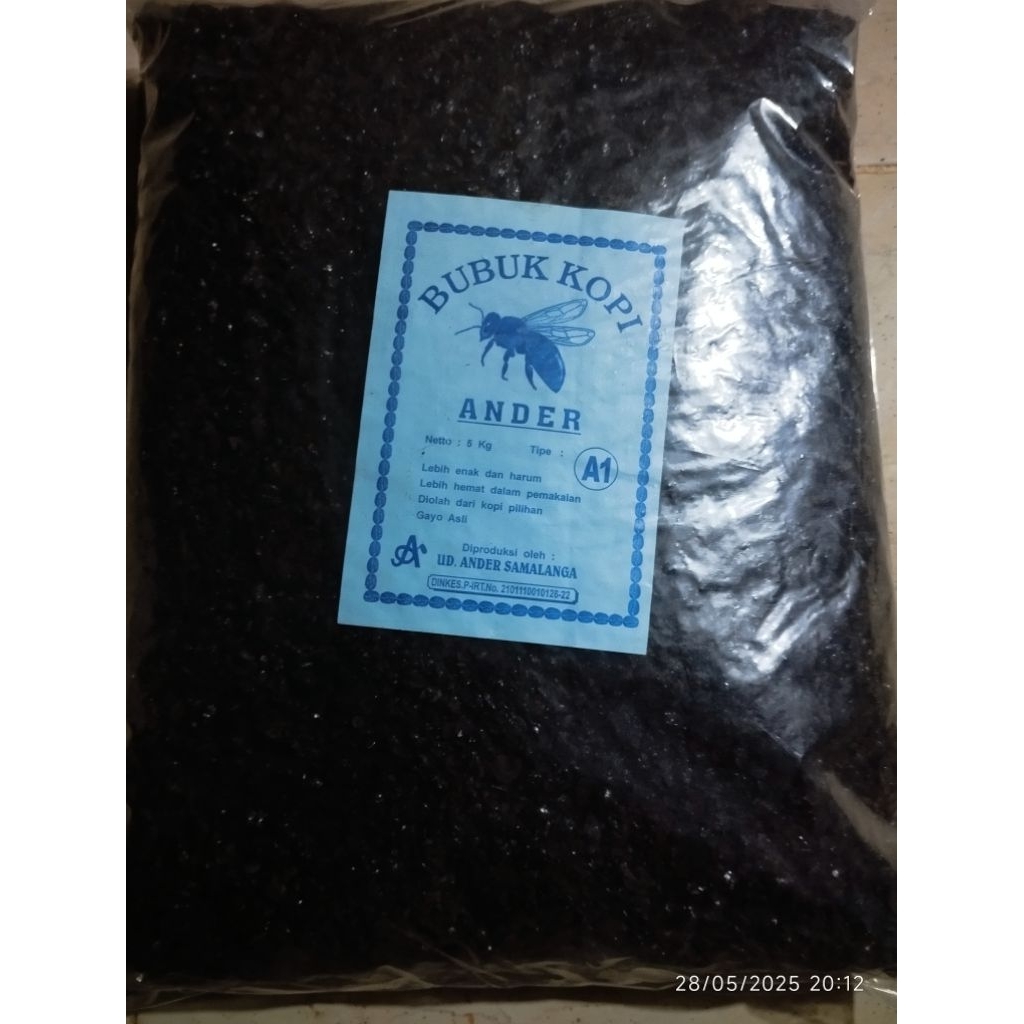 

Ander 1Kg Kopi Kasar Aceh Kopi Saring Merk Ander Tipe A1