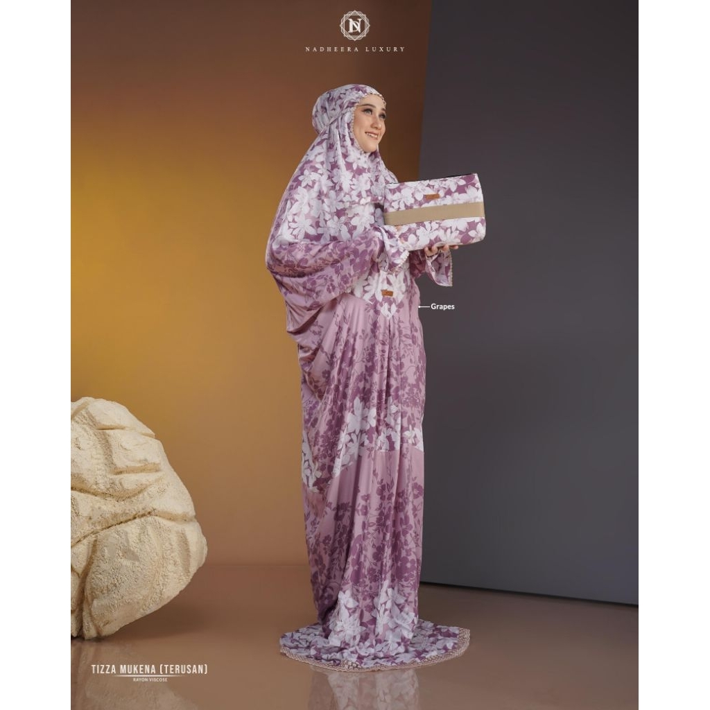 NADHEERA LUXURY✅Bisa COD✅Tizza Mukena Nadheera Luxury✅Mukena Nadheera Terbaru✅ Mukena Rayon Adem✅ Mu