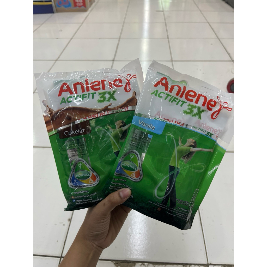 

ANLENE STICK PACK (5x30gr) 150gr COKLAT VANILA