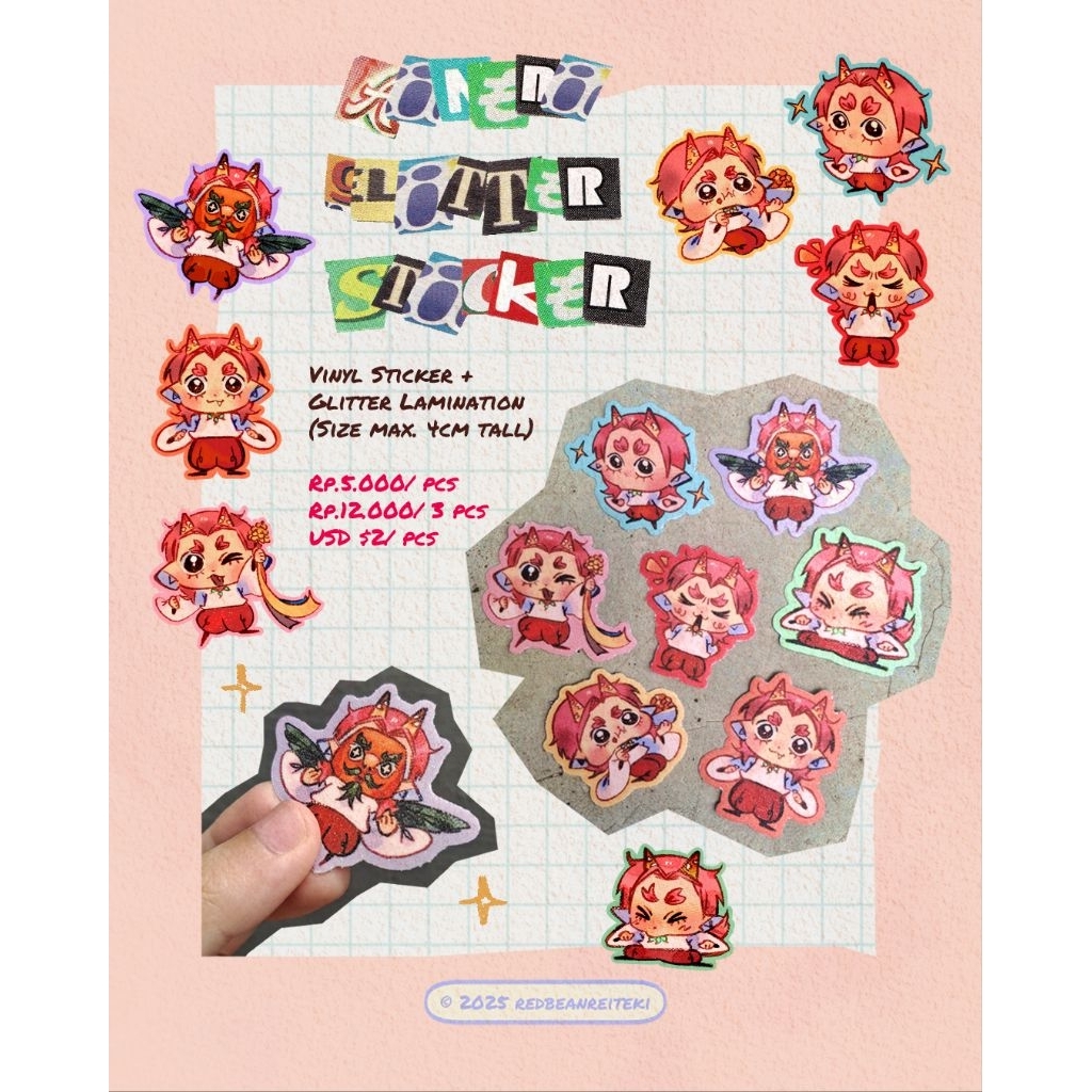 

[Shinto Diary] Aineri Glitter Sticker