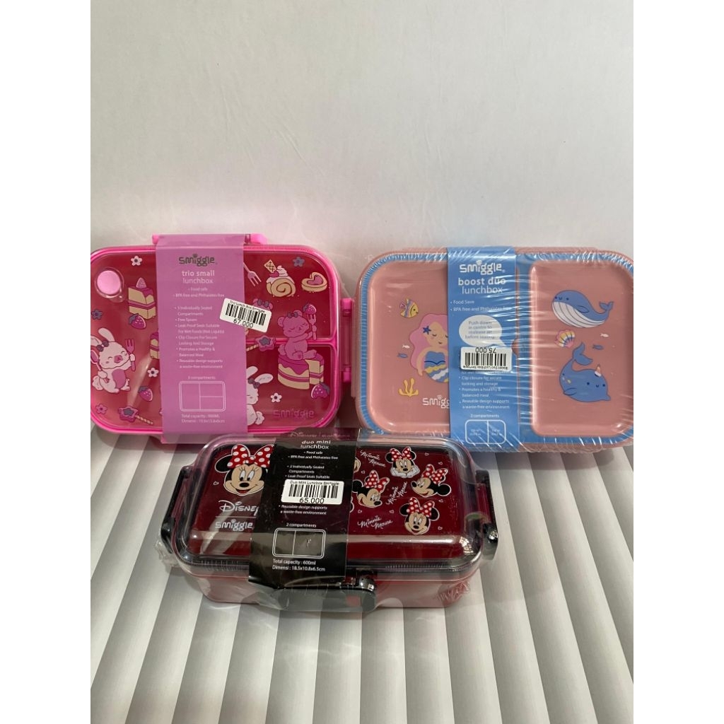 Tempat Bekal Sm*ggle & Sendok Garpu - Smiggle Replika