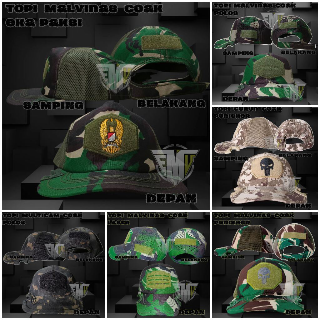 TOPI TACTICAL COAK LORENG LORENG MALVINAS