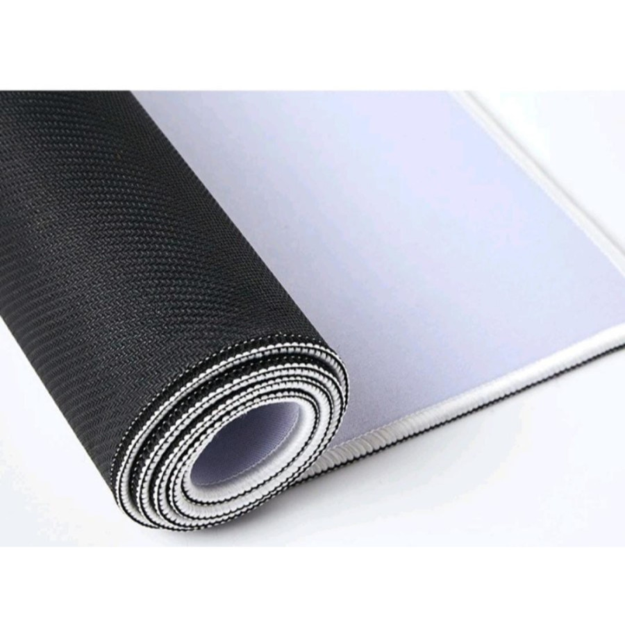 Mousepad Polos Putih Big Size jahit pinggir