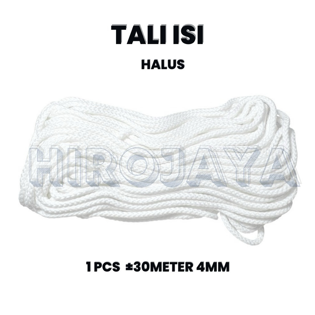 

Tali Craft Halus 4mm – Putih (±30 Meter)